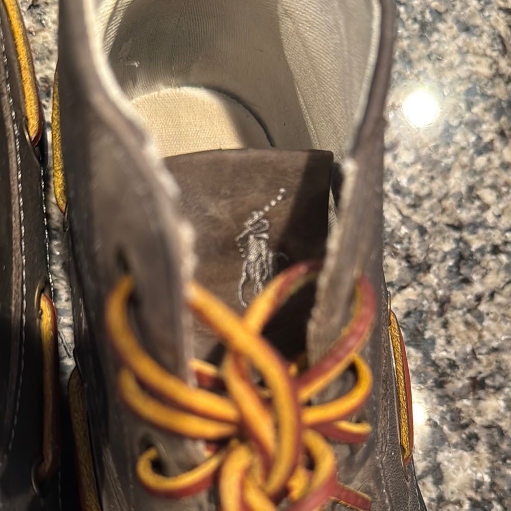 Ralph Lauren Men's Black and Brown Shoes size 8 - Picture 5 of 7